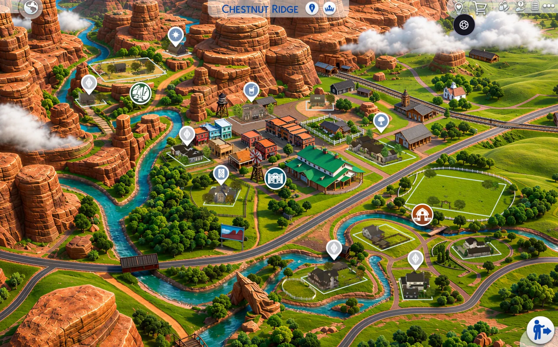 Chestnut Ridge in-game
