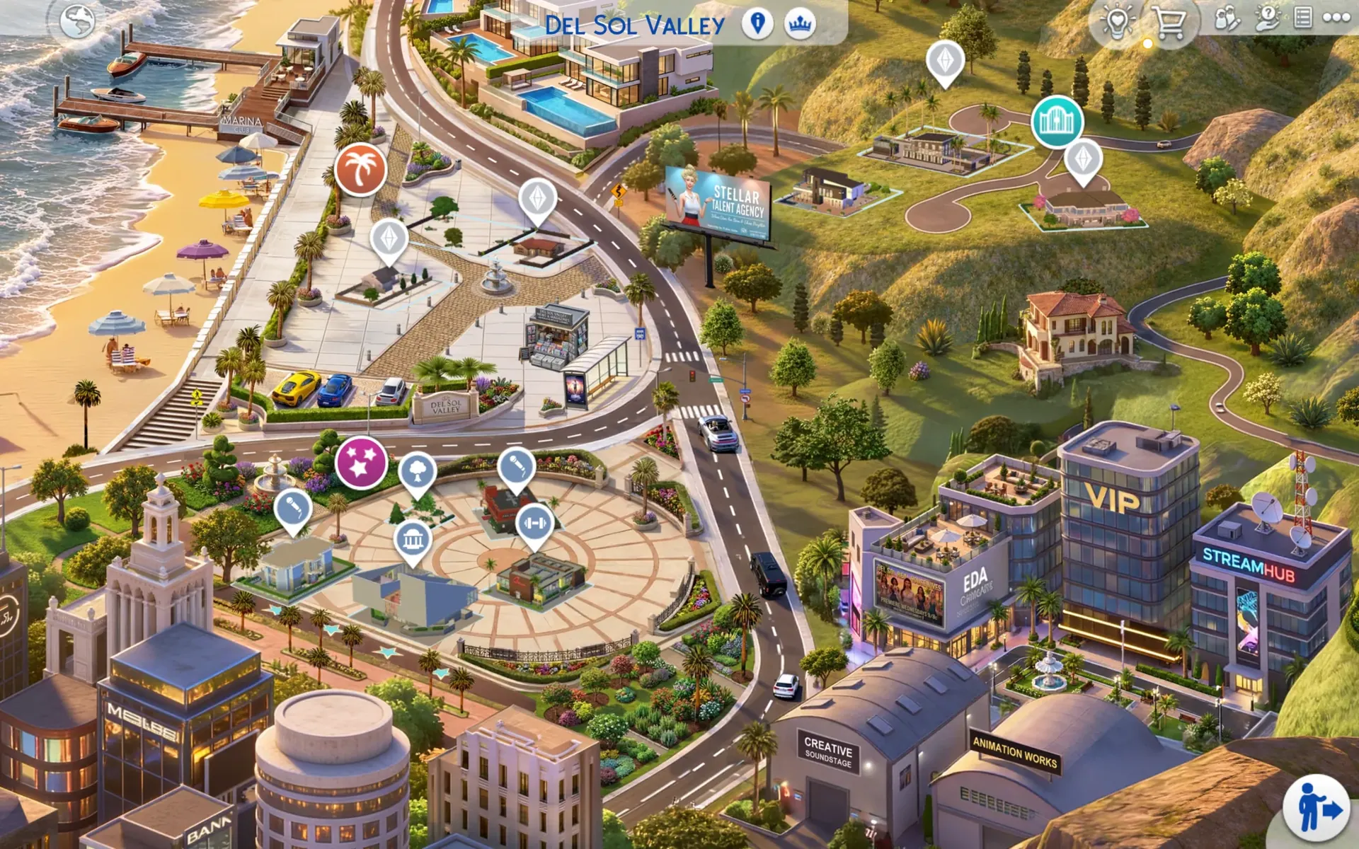Del Sol Valley in-game