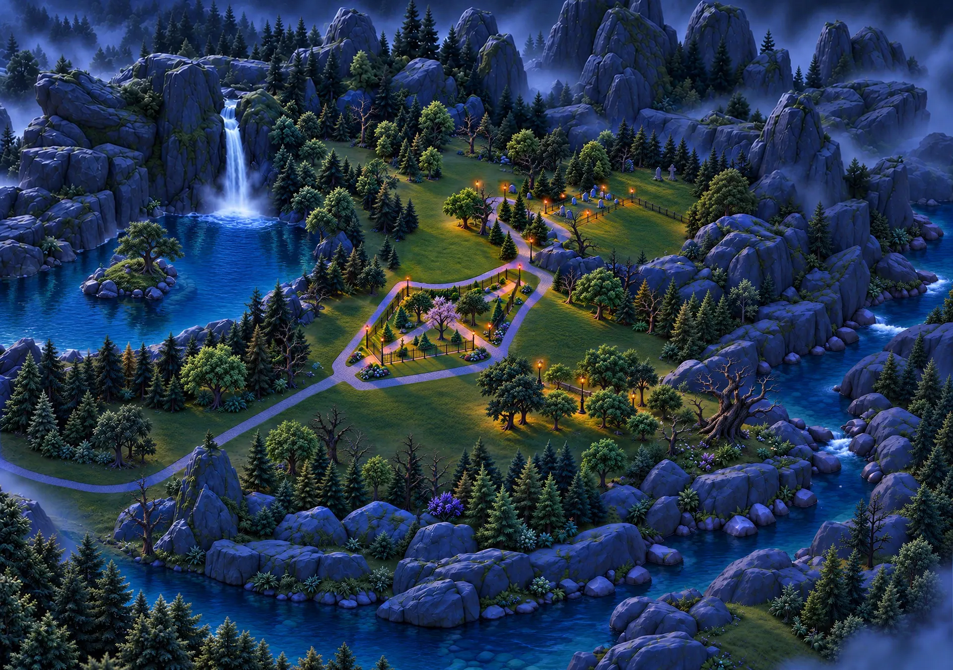 Forgotten Hollow map view