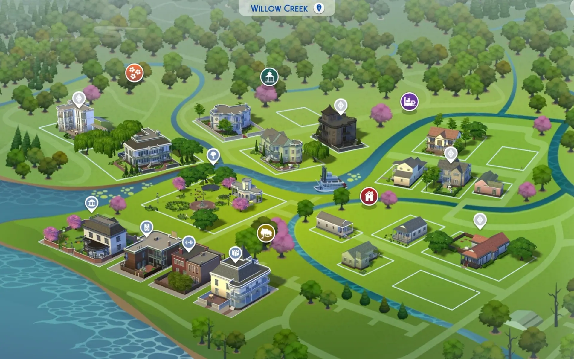 Original Willow Creek map